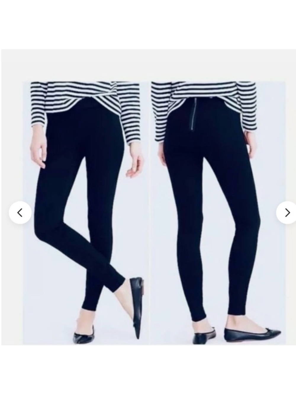 J. Crew Navy Pixie Pants - Ponte Ankle Leggings